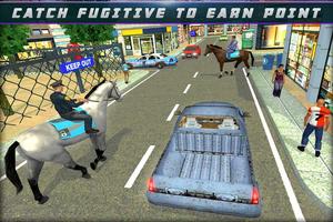 Police Horse Criminal Chase 🏇🏻Gangster Escape 3D captura de pantalla 3