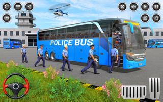 NOUS Police Bus Simulateur Jeu Affiche
