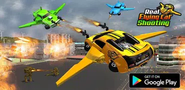 Real Robot Shooting Car Simulator: Robot Games 3D