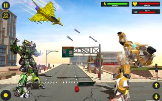 Flying Robot Transforming Game تصوير الشاشة 1