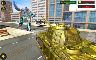Flying Robot Transforming Game تصوير الشاشة 2