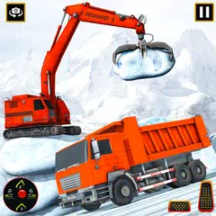 download Snow Excavator Simulator Games XAPK