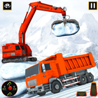 Snow Excavator Simulator Games icône