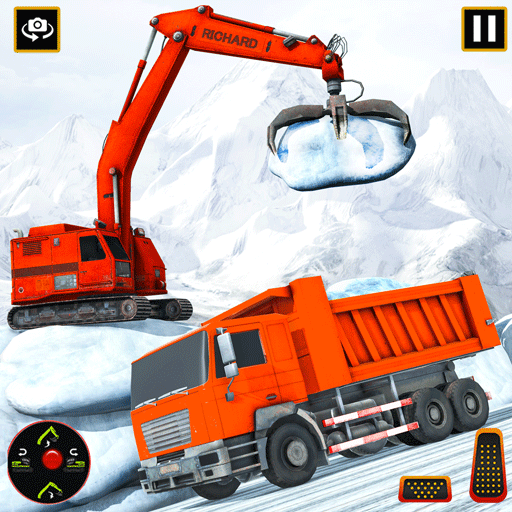 Snow Excavator Simulator Games