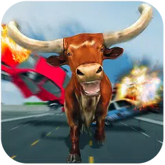 download Wild Bull City Attack: Bull Simulator Games APK