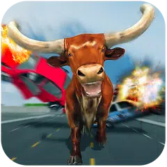 Wild Bull City Attack: Bull Simulator Games