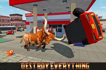 Wild Bull City Attack: Bull Simulator Games APK download