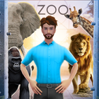 สงสัย สัตว์ Zoo ผู้ดูแล เกม ไอคอน