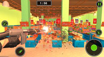 Market smasher Gun Shooting Plakat