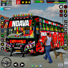 Stadsbusspellen bus rijden-icoon