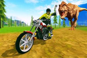 Мотоциклетный симулятор: мир динозавров скриншот 2