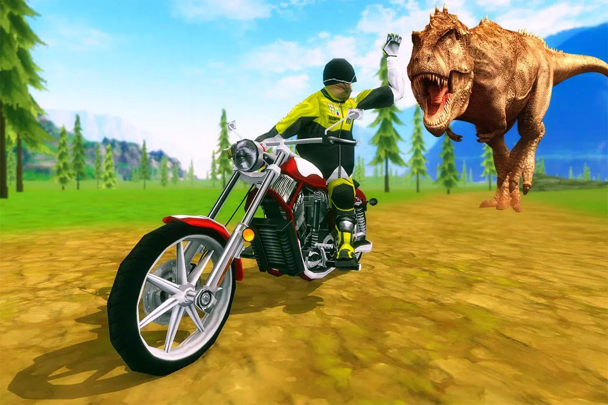 Jogo Android de Motos - Ataque de Dinossaur 