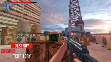 Bio ops Battle Commando 3D FPS स्क्रीनशॉट 3