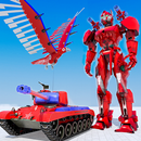 Eagle Robot Flying sim: Cars T APK