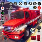112 Rescue Feu Camion Jeux 3d icône