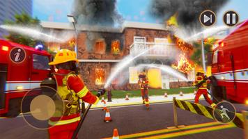 911 Rescue Fire Truck Games 3D اسکرین شاٹ 1