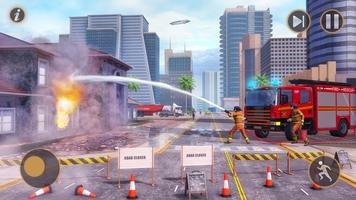 911 Rescue Fire Truck Games 3D اسکرین شاٹ 3