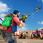 Commando Secret Mission 3D Gun Zeichen