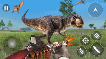 Real Dino Jurassic Hunting Zoo Poster