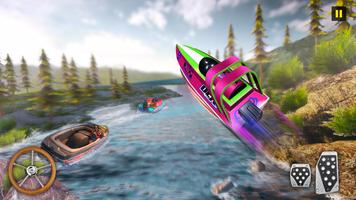 Powerboat Racing Simulator 3D Poster