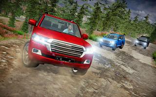 Offroad Prado Car 4X4 Mountain poster
