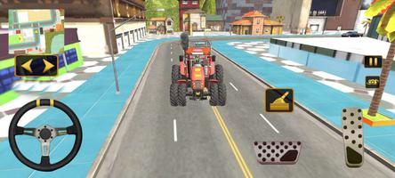 Big Tractor Simulator 3D Game capture d'écran 1