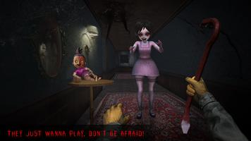 The Baby in Scary House Game Affiche