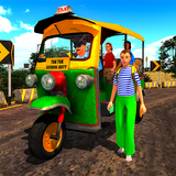 Indian Tuk Tuk School Auto Rickshaw Mountain Drive biểu tượng
