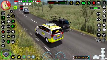 Chauffeur taxi simulateur 3d capture d'écran 3