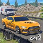 Modern City Taxi Driving Game Zeichen