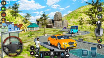 Modern City Taxi Driving Game syot layar 3