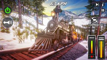 Train Sim 3d - Train Wali Game स्क्रीनशॉट 1