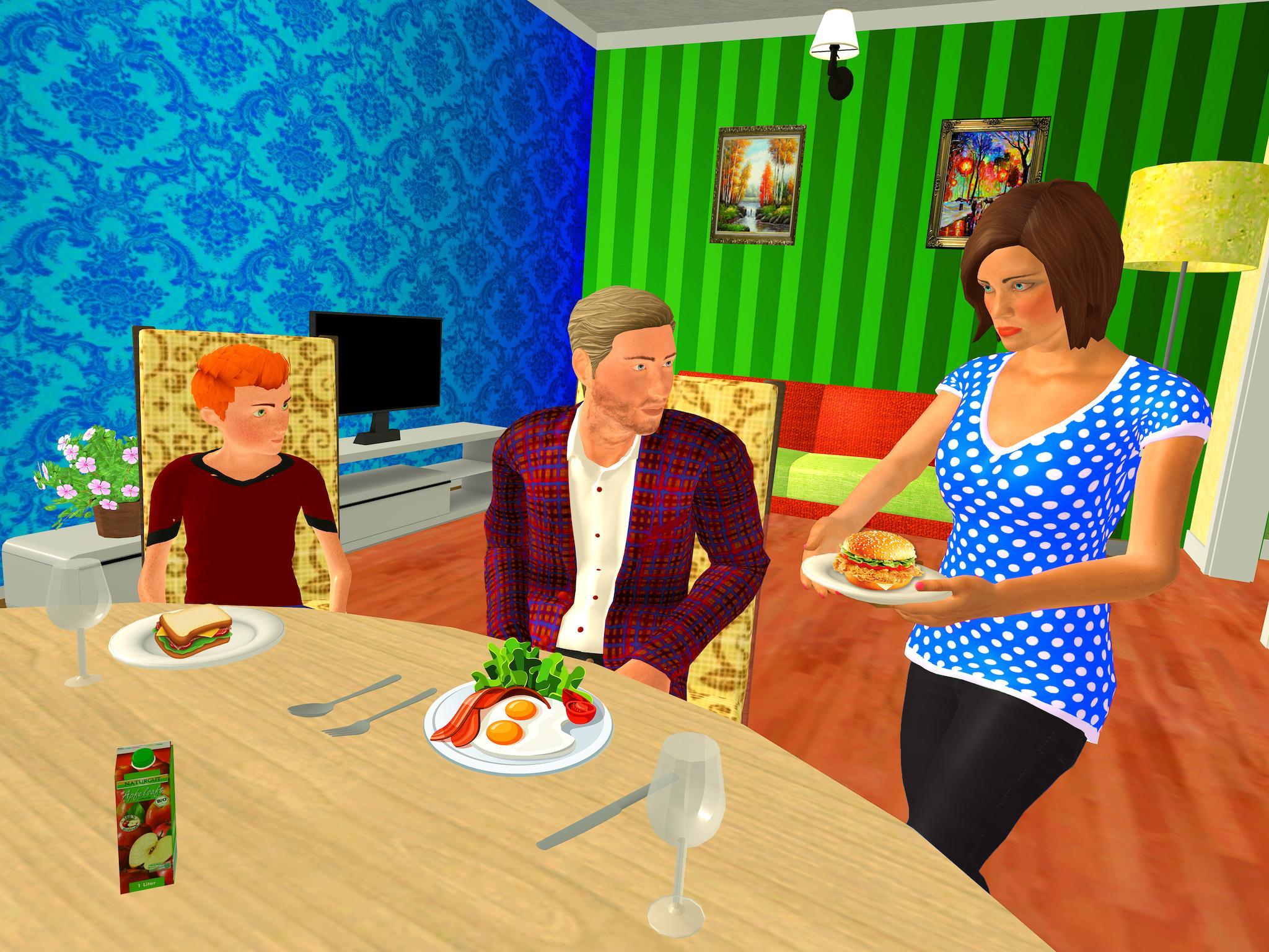 Game Virtual Mom - Kehidupan Keluarga Ibu screenshot 1.