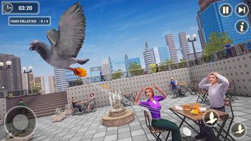 2 Schermata volando Bird Pigeon simulatore