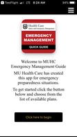 پوستر MU HC Emergency Management