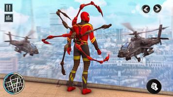 héroe robot volador policía 3D captura de pantalla 1