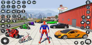 Spider Rope Man Superhero Game