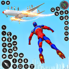 Flying Robot Hero Rescue Game icon