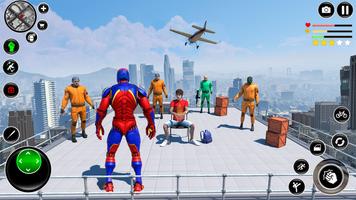 Flying Robot Hero Rescue Game plakat