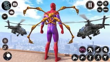 Spider Rope Man Superhero Game capture d'écran 1