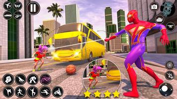 Spider Rope Man Superhero Game capture d'écran 2