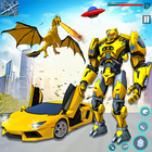 Flying Car Robot Hero Games icône