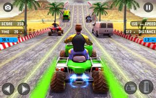 Quad: Bike Games Traffic Racer الملصق