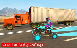 Quad: Bike Games Traffic Racer capture d'écran 2