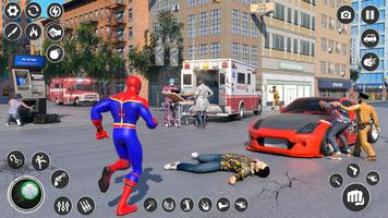 Spider Robot Hero City Battle ảnh chụp màn hình 3