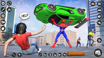 Spider Robot Hero City Battle 스크린샷 1