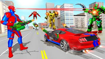 Superhero car : Robot Car Game capture d'écran 3
