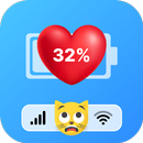 Cute Emoji Battery Icon Bar APK