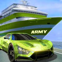 Poster Army Tank Transport Truck Game