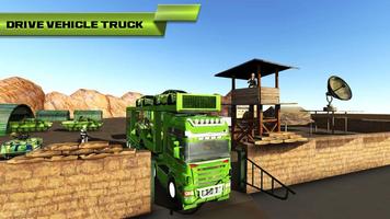 Army Tank Transport Truck Game ảnh chụp màn hình 1